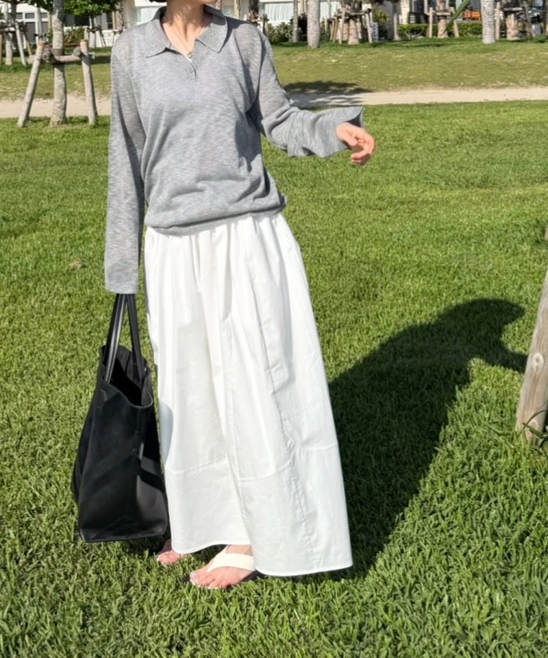 crisp cotton skirt | ok.soon