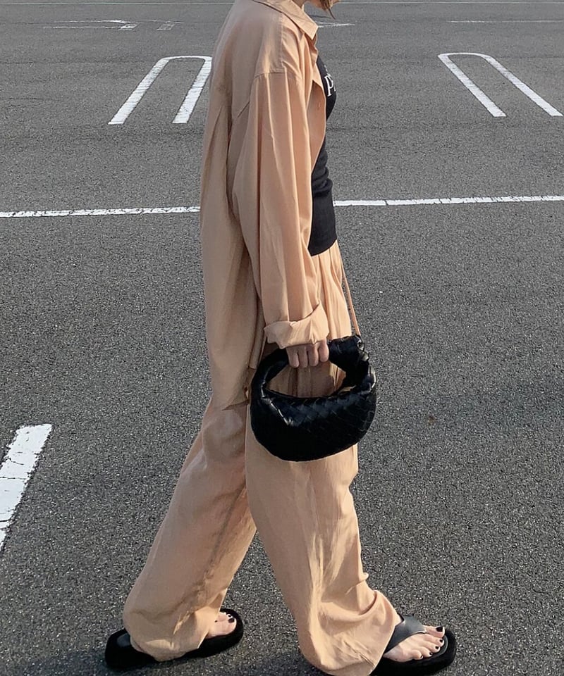 最大15%OFFクーポン new リラックスサテンセットアップblack,camel | ok.soon キッズ・ジュニア用寝具