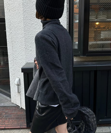 ［easy series］high neck sweater