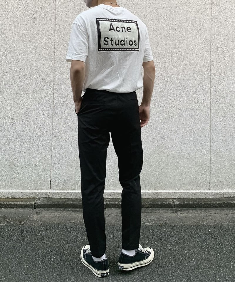 men'sテーパードスラックス black | ok.soon men'sテーパードスラックス black | ok.soon