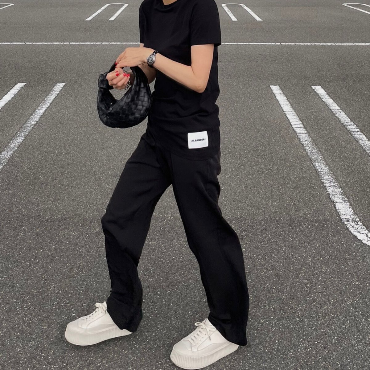 【未使用】ok.soon / black cotton pants black cotton pants | ok.soon
