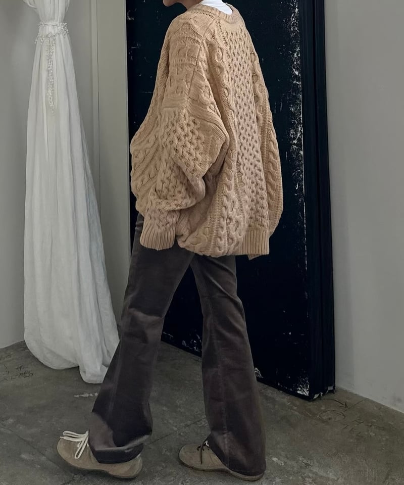 ok.soon×piccadilly velours pants(black/brown/ca