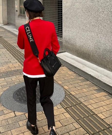 cotton sweater (red)