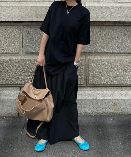 gingham check long skirt