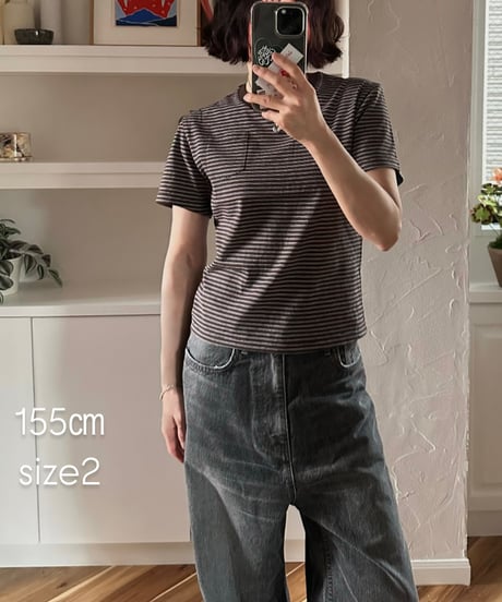 W stripe t shirt