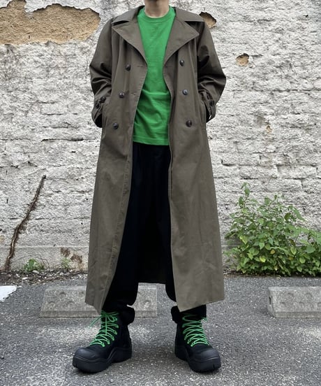 trench coat moss green (regular / long length)