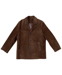classic suede jacket brown