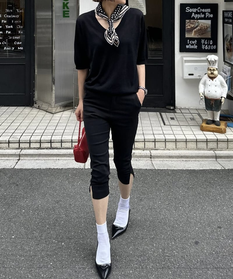 ok.soonオクスン | monotone tweed capri pants monotone tweed capri pants | ok.soon