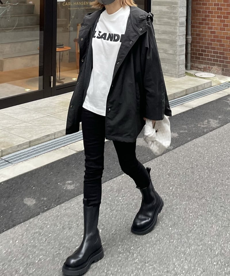 ok.soon hooded blouson オクスン フーデッドブルゾン hooded blouson(black/camel) | ok.soon