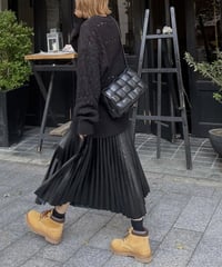 クロシェットニットblack