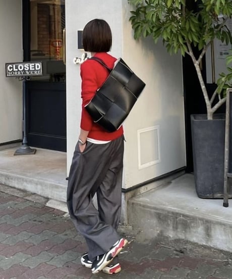 cotton sweater (red)