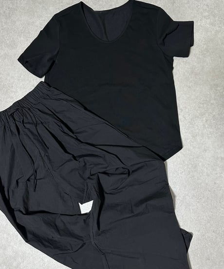 day half sleeve t&day nylon wide pants