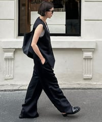 cotton linen vest & slacks