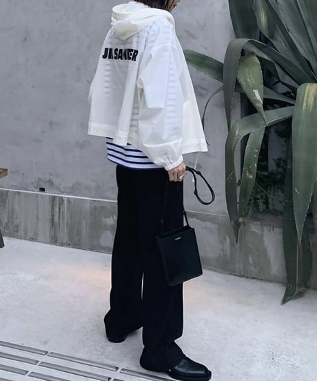 high-waist wool like slacks