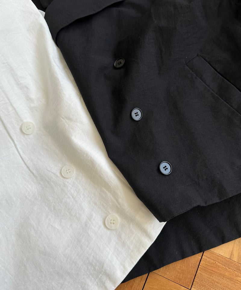 cotton linen half sleeve jacket | ok.soon