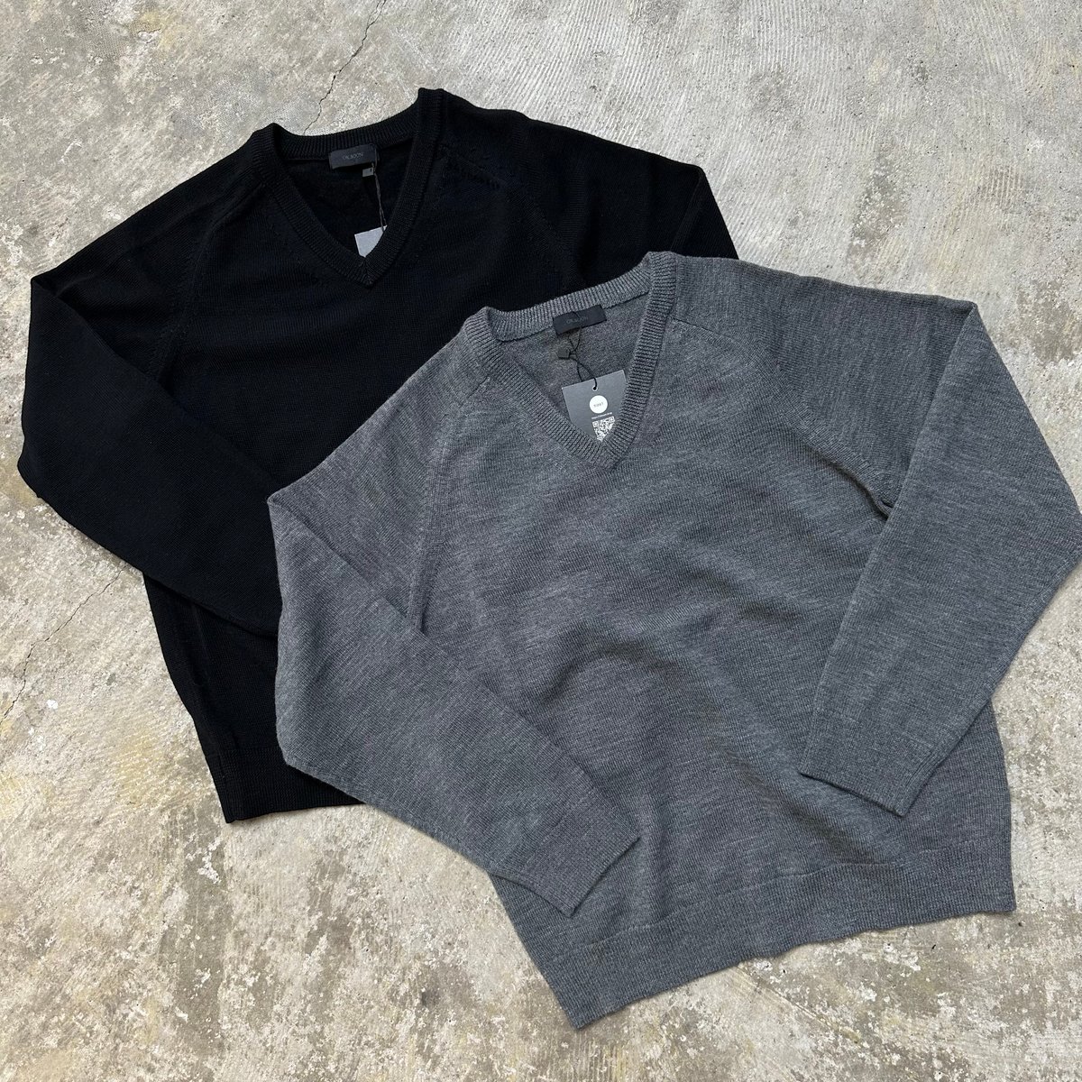 V neck wool knit | ok.soon