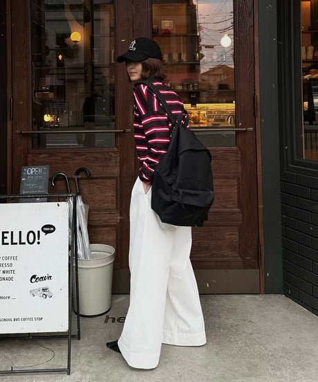 wide white pants