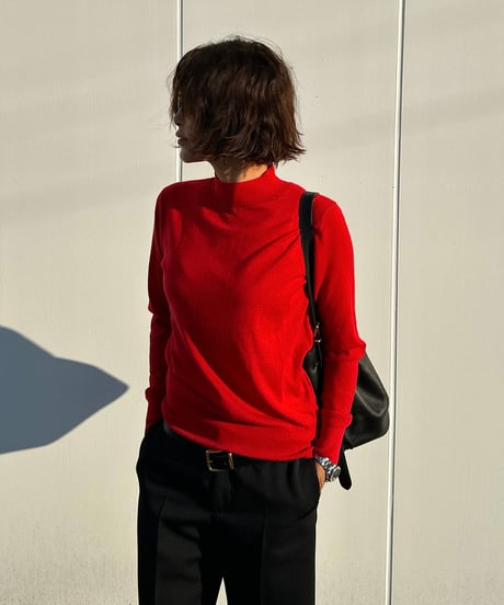 cashmere knit red