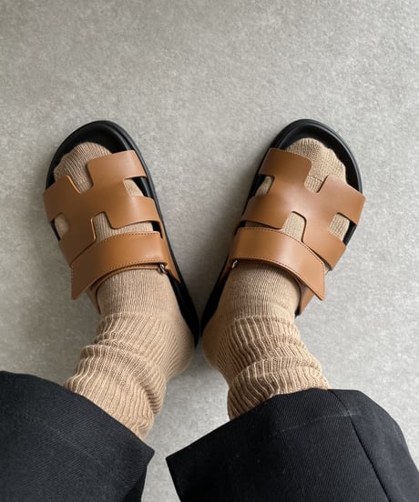 rib socks (white/black/gray/beige)