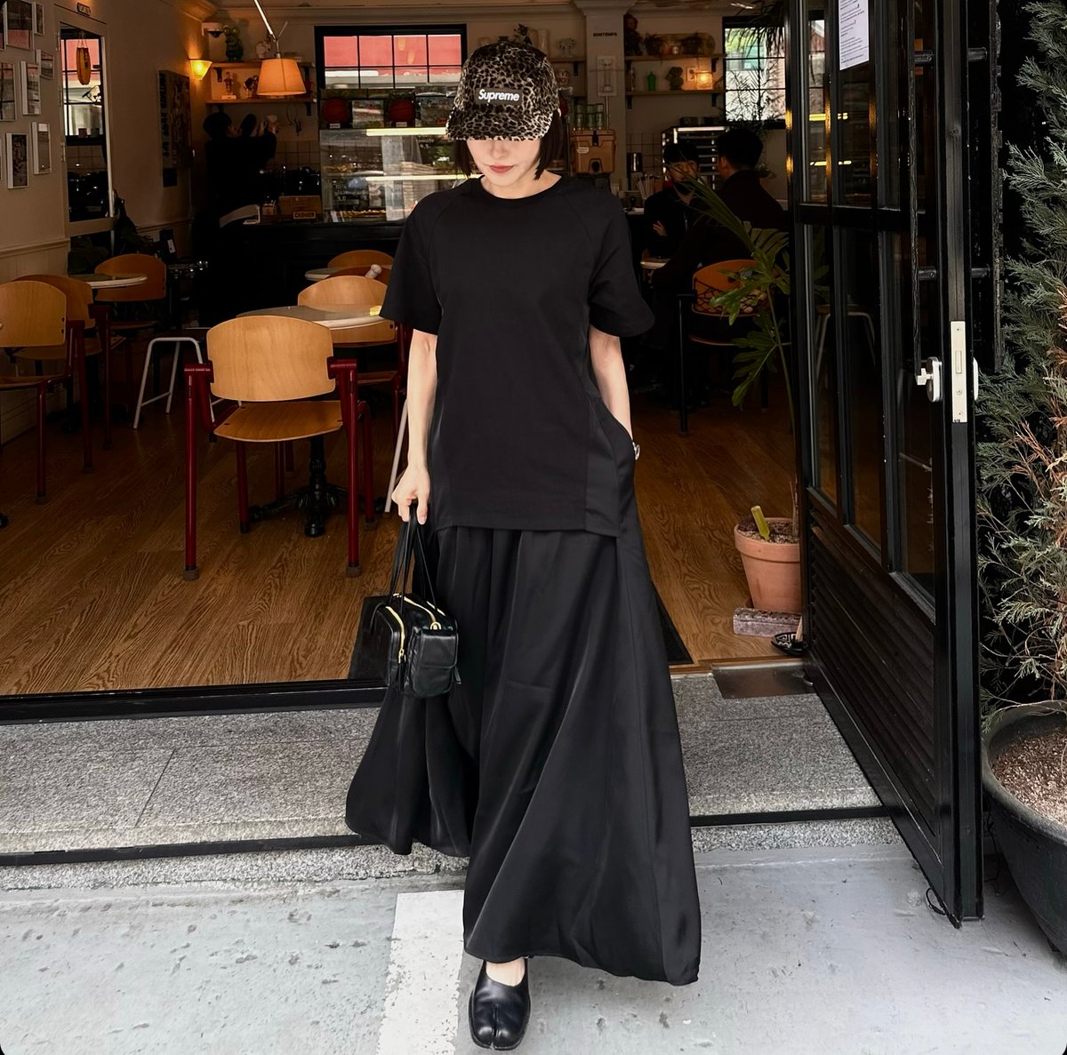 black maxi dress | ok.soon 