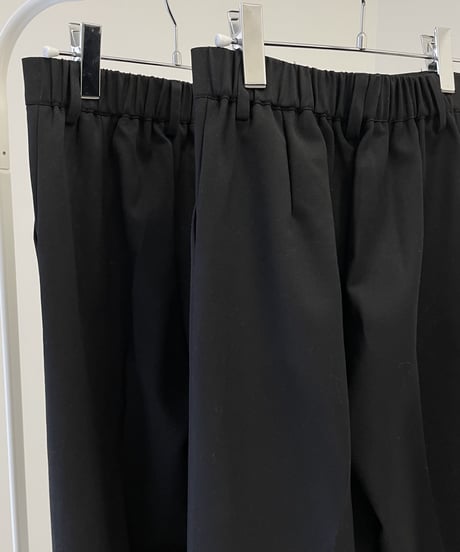 wool blend straight slacks