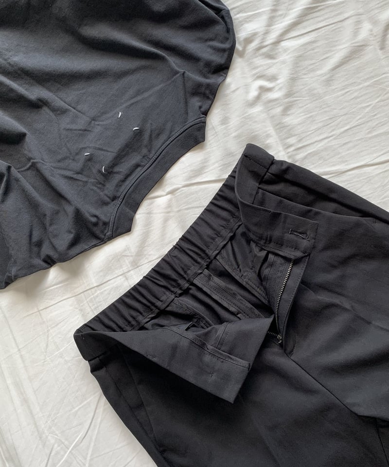 men'sテーパードスラックス black | ok.soon men'sテーパードスラックス black | ok.soon