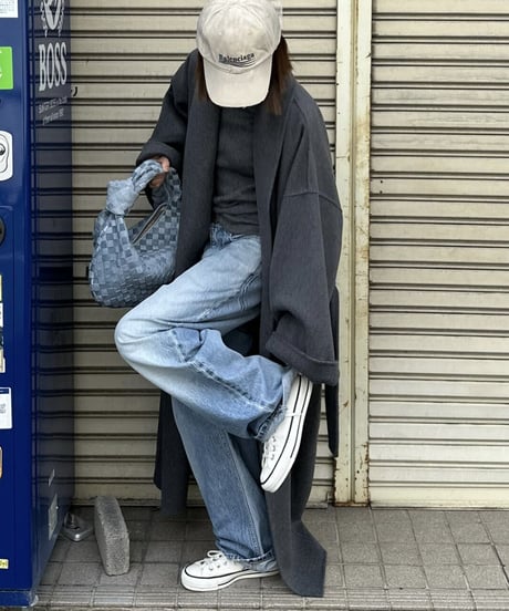 wool gown coat
