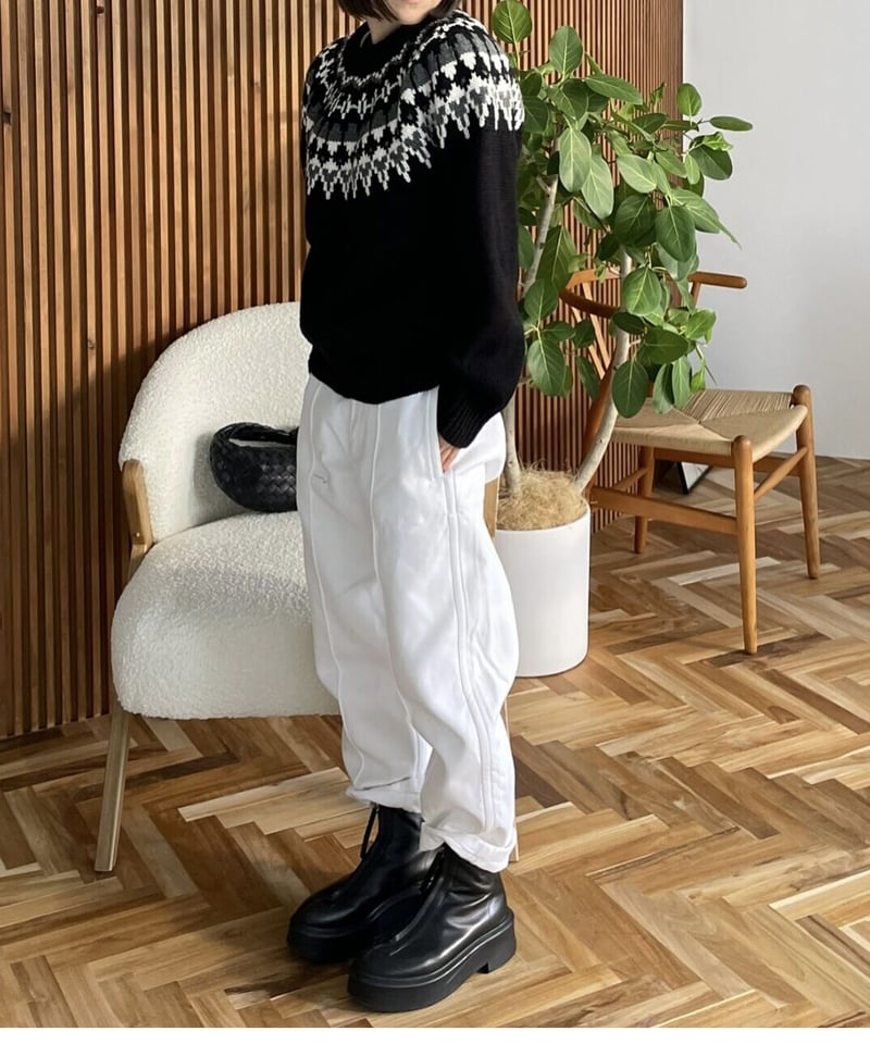 トップス Y's Archive mesh knit opium darkweraar nordic knit | ok.soon