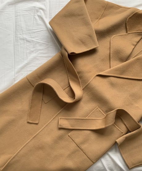 light melton coat(camel)