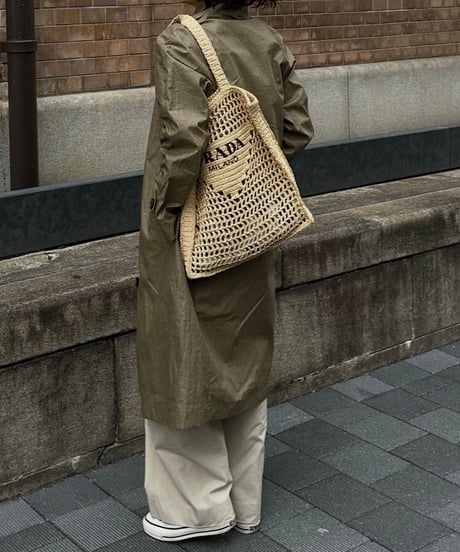 linen balmachan coat
