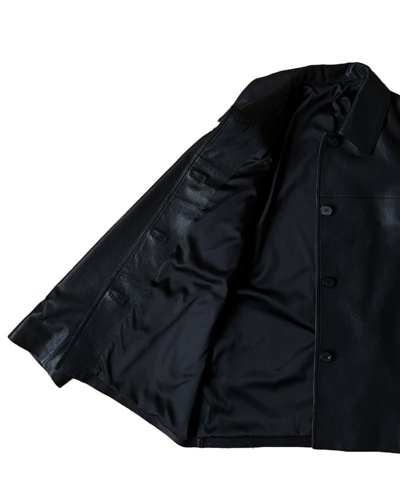 basic leather jacket | ok.soon