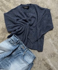 mix blue knit