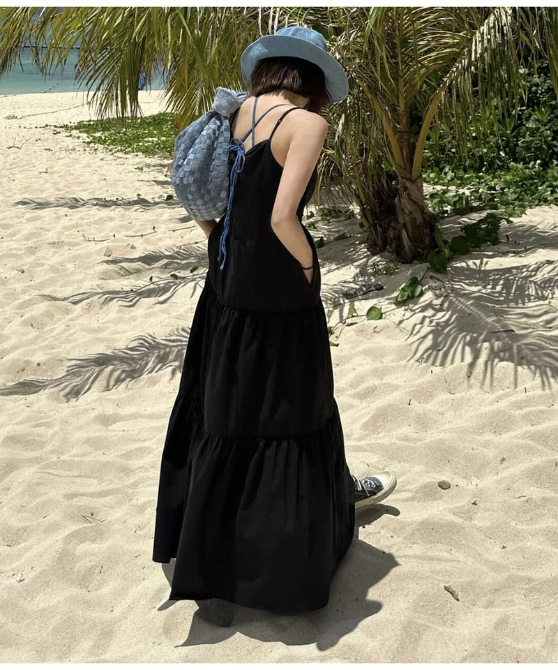long tiered dress | ok.soon