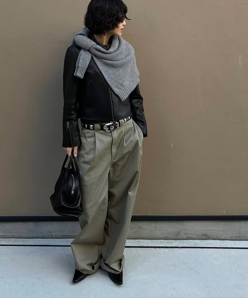 ok.soon×dickies wide chino pants(new beige) | o