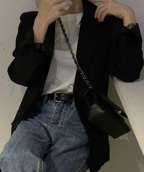 tailored jacket (black)