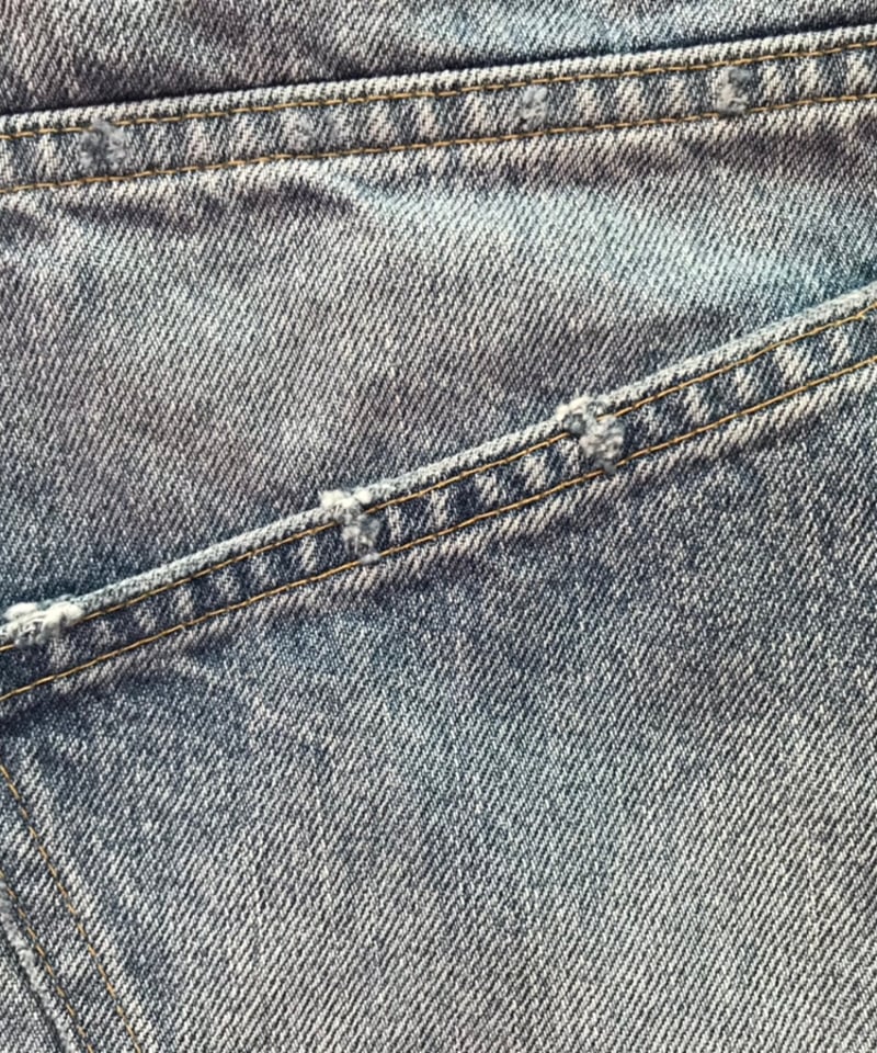 ⚠️damage⚠️original wide denim size3 | ok.soon