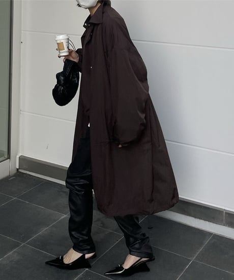 light soutien collar coat (brown)