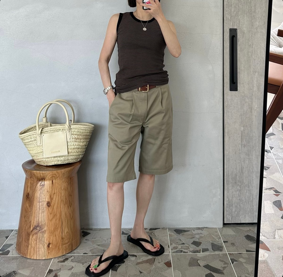 ok.soon×dickies chino half pants | ok.soon