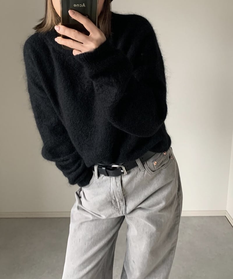 新品 ok.soon グレー デニムパンツ サイズ2 ペールグレーデニムS,M,L | ok.soon