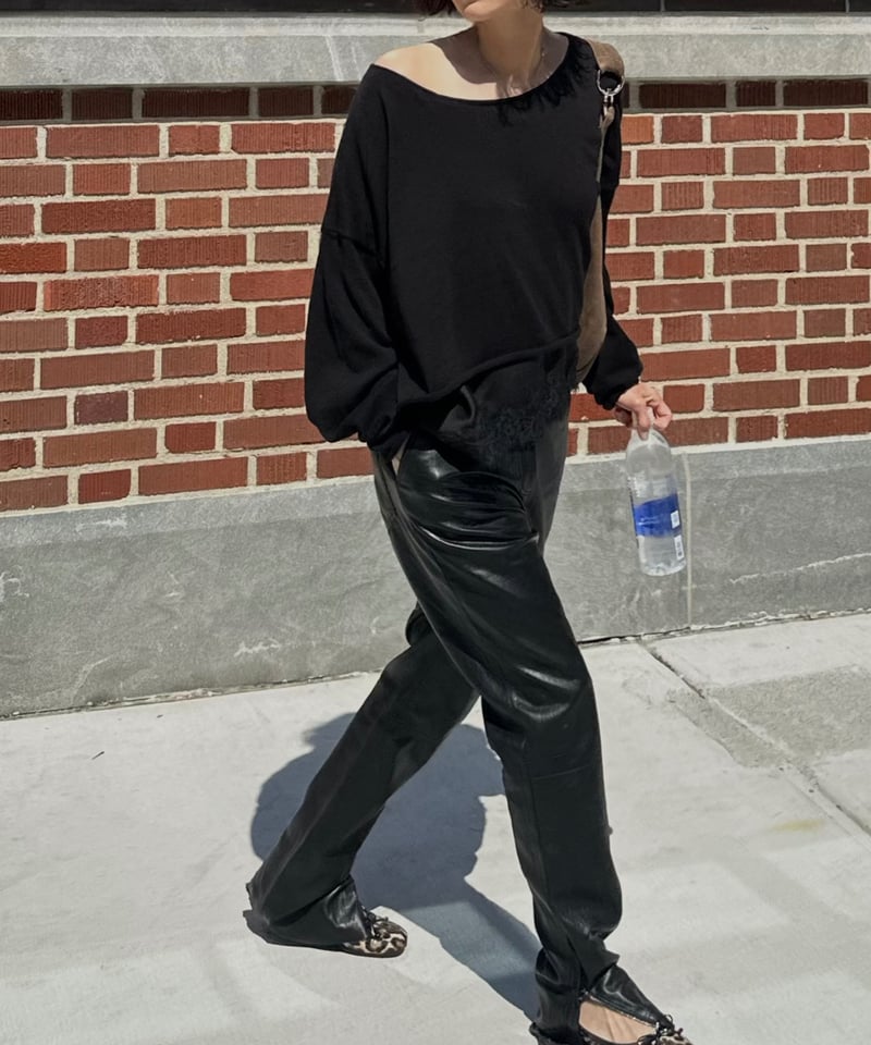 オクスン ok.soon new fake leather pants new fake leather pants | ok.soon