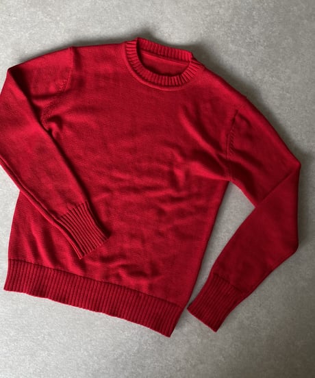 cotton sweater (red)