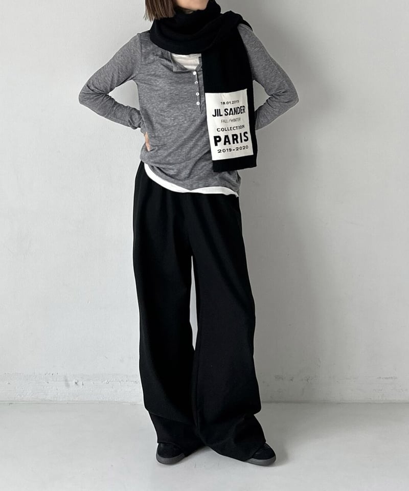 banding pants(black/gray) | ok.soon banding pants(black/gray) | ok.soon