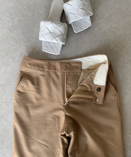 camelウール混セットアップスーツ