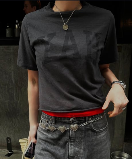 original logo t shirt black(sumikuro)