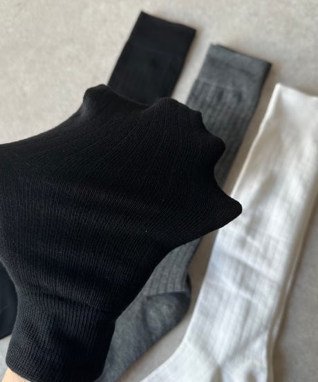 3pack lib socks(black/gray/white)