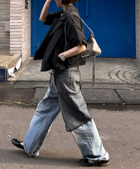 cotton linen half sleeve jacket