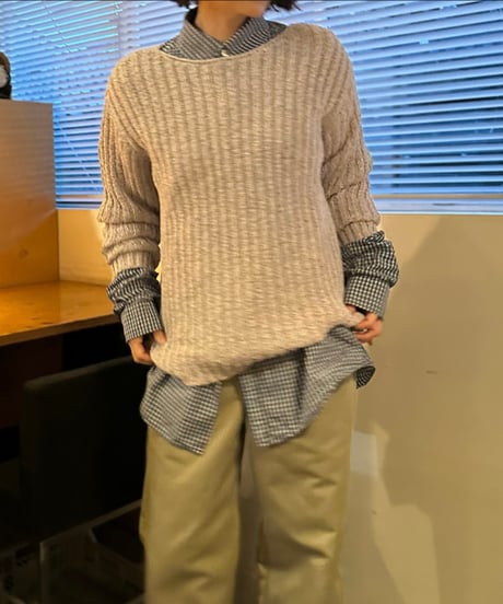 cotton mesh knit
