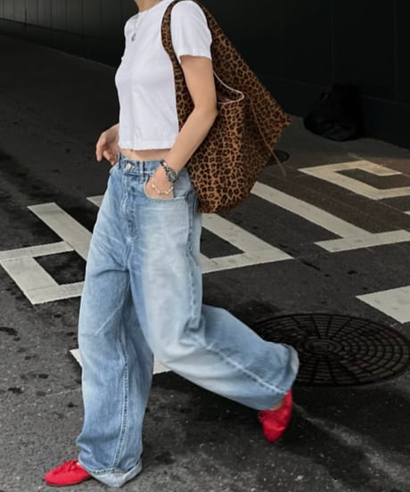 ［pre-order］leopard leather bag