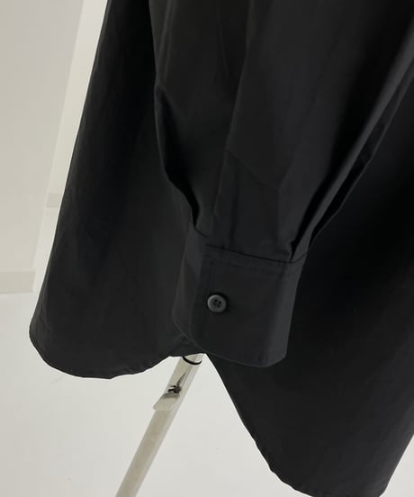 over long shirt (black)