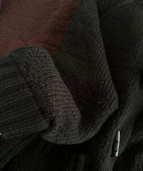 toggle button knit cardigan